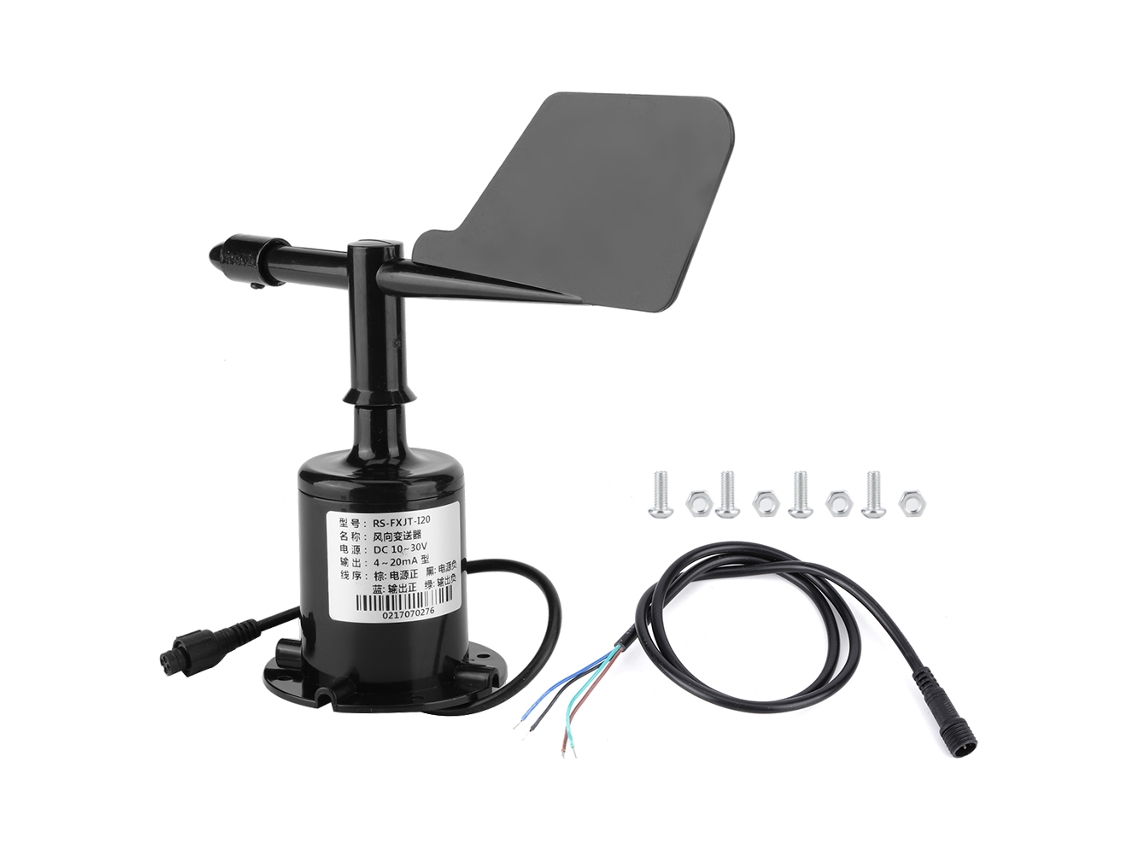 Sensor De Dirección Del Viento De 8 Direcciones, Transmisor De Policarbonato, Herramienta De Medición De 4-20 Ma