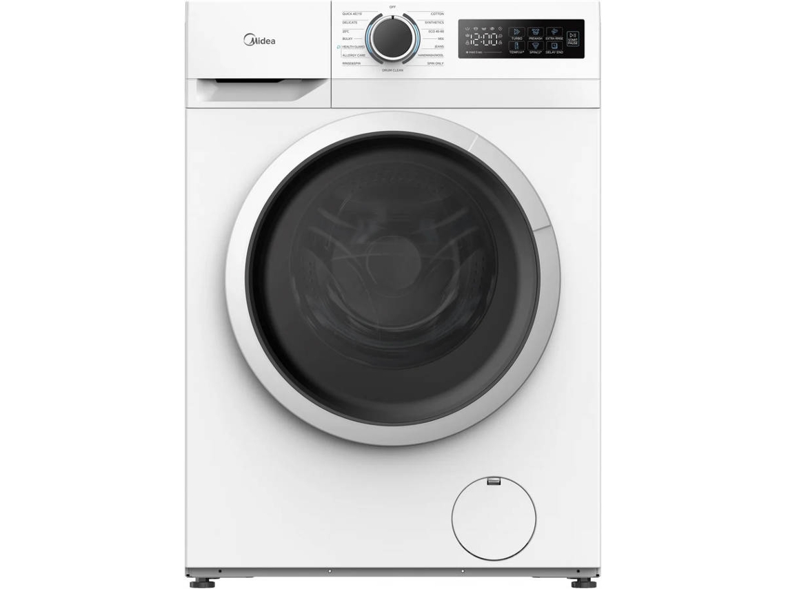 Lavadora  MIDEA MF110W80BA10/W-ES (8 kg - 1400 rpm - Blanco)