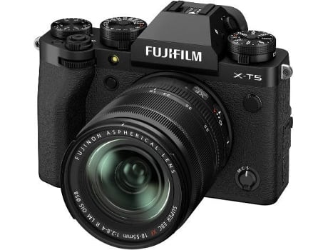 Kit Cámara Fotográfica Mirrorless FUJIFILM X-T5 + XF18-55MMF2.8-4 Negro