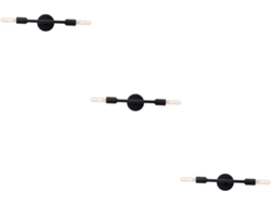 Juego De 3 Apliques De Pared Dobles De Hierro De Estilo Industrial, Lámparas De Pared Para Interiores, Ideales Para Dormitorio Y Baño.