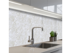 Paneles para salpicadero de cocina - Superficie texturizada - Gris 400x80 cm