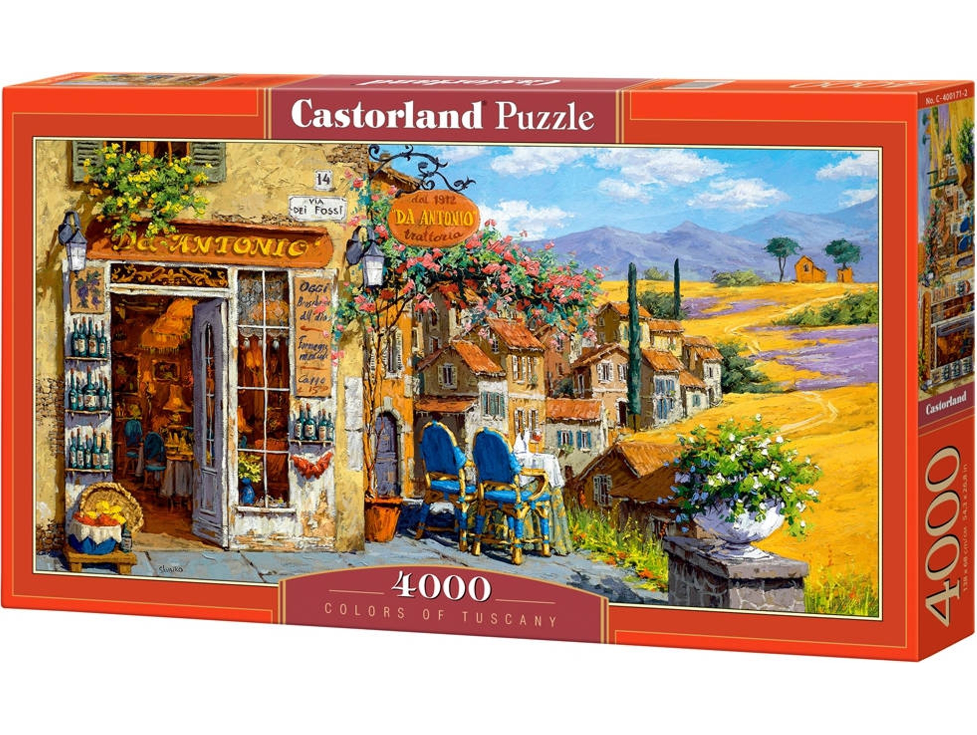 Puzzle CASTORLAND Colors of Tuscany (4000 Piezas)