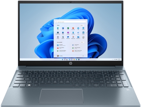 HP Pavilion 15-eg2005ns Portátil 39,6 cm (15.6) Full HD Intel Core i7 i7-1255U 16 GB DDR4-SDRAM 512 GB SSD Wi-Fi 5 (802.11ac) Windows 11 Home Azul