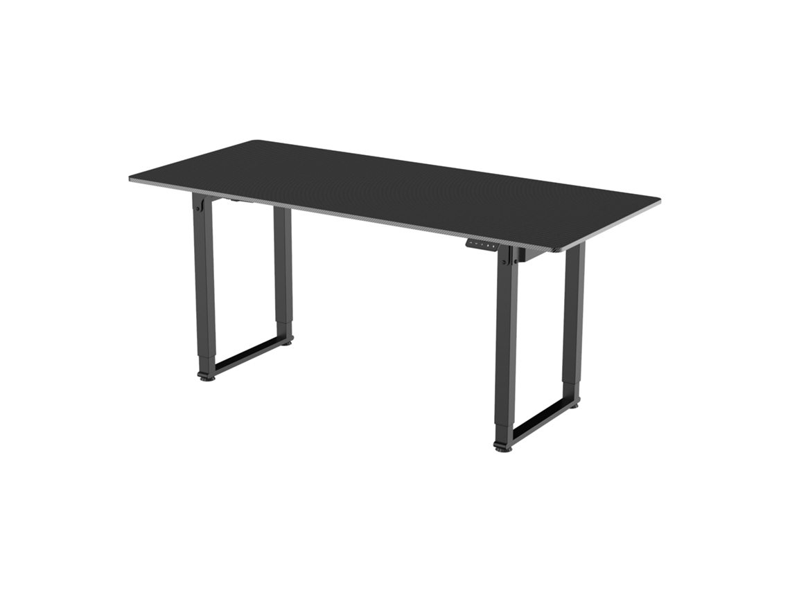 Escritorio Kirkkonummi regulable en altura aglomerado 180x80cm - Negro PRO.TEC