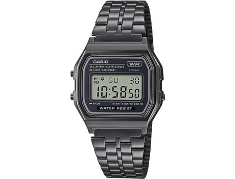 Reloj digital para hombre CASIO Vintage Negro (Acero - Resina)