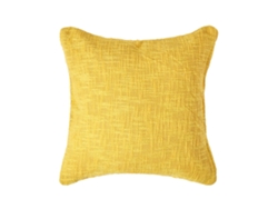 Homescapes Nirvana Cotton Yellow Cushion Cover 60x60 Cm