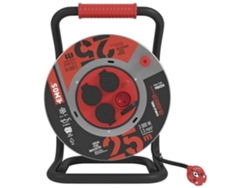 Cable alargador de caucho de neopreno, tambor metálico de 4 onzas, 25 m, 1,5 mm² Emos