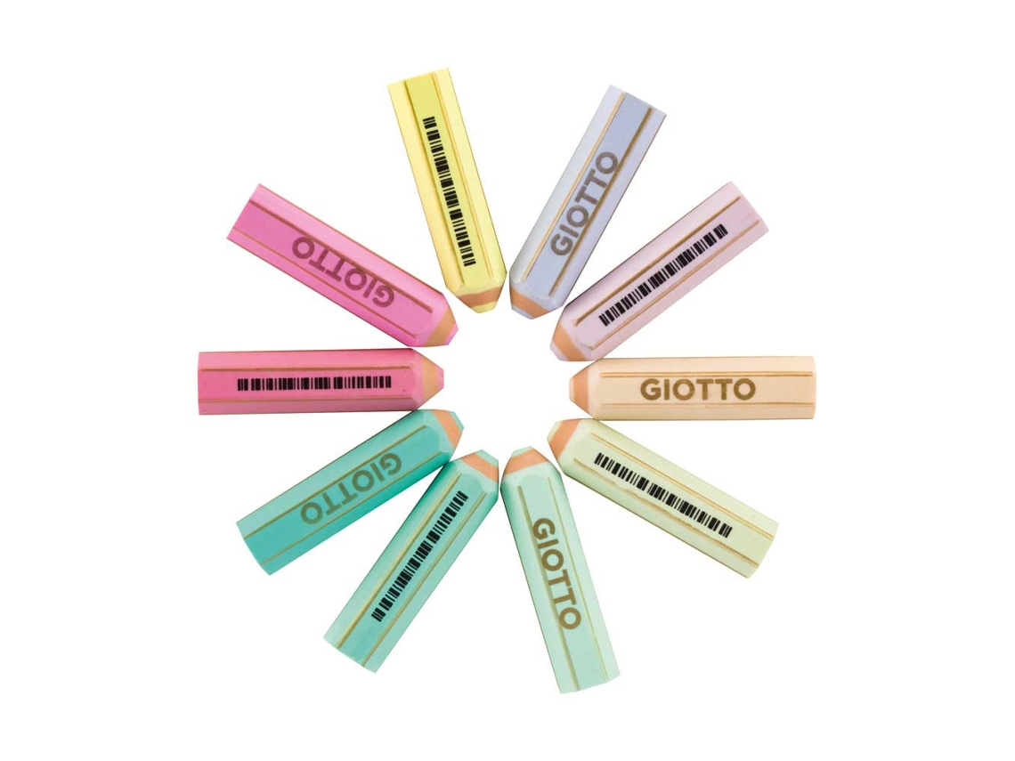 GIOTTO Happy Gomma gomma per cancellare Multicolore 40 pz