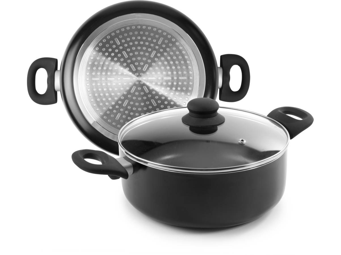TACHO COM TAMPA IBILI INDUCTA 24 CM