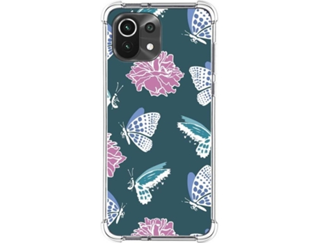 Carcasa Xiaomi Mi 11 Lite 4G TUMUNDOSMARTPHONE Dibujos Antigolpes Flores 10 Multicolor