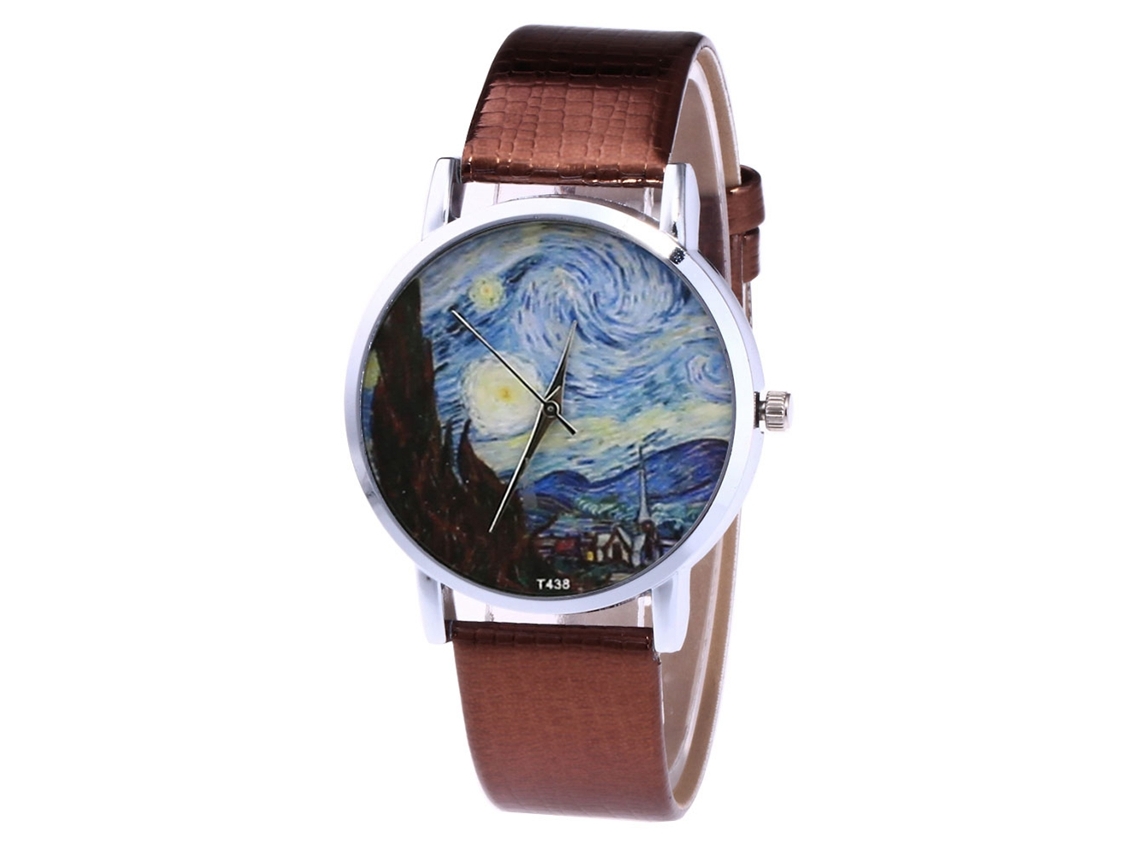 Reloj De Cuarzo Unisex Con Correa De Pu Zhoulianfa T438-yx (café)