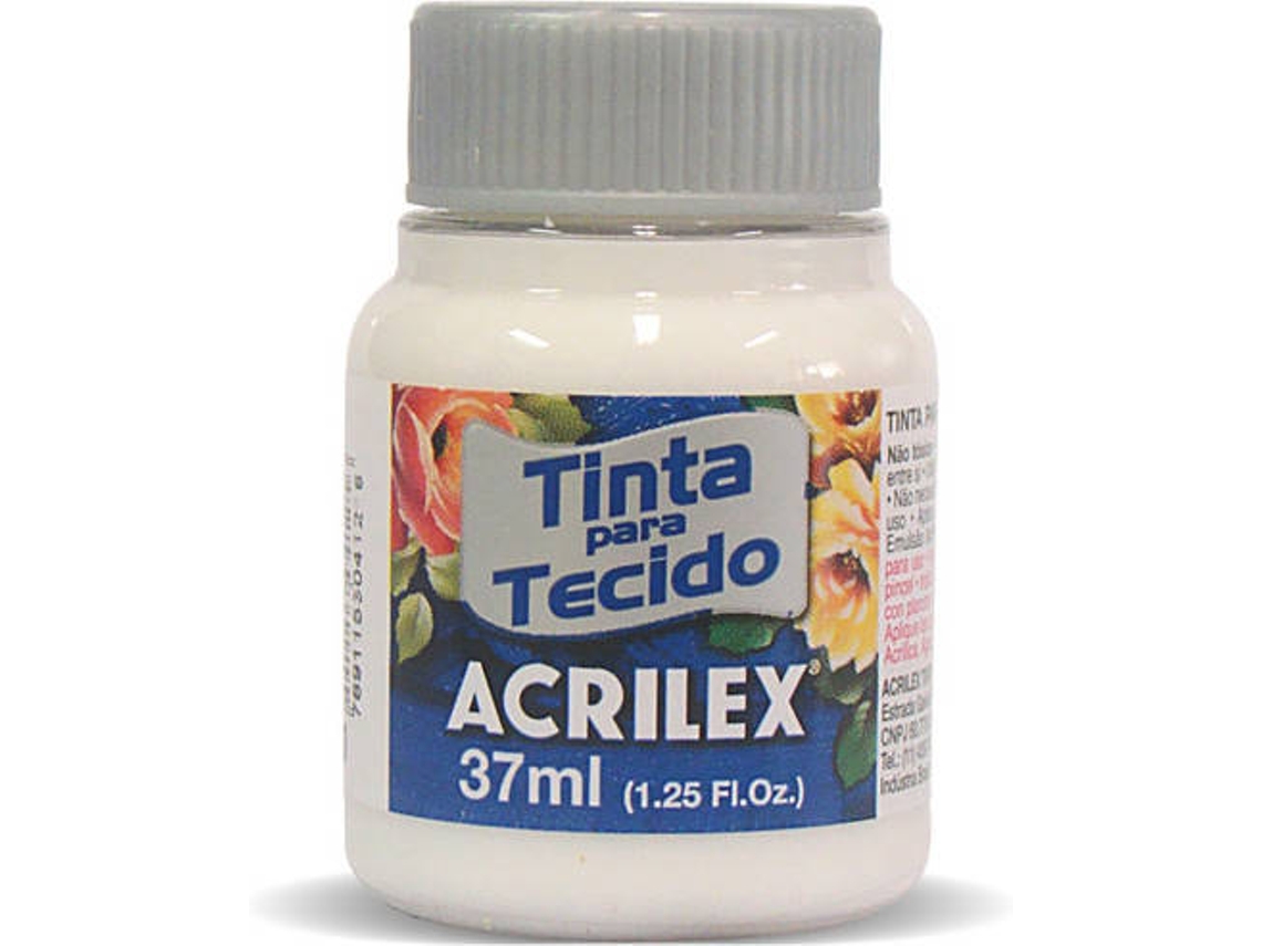 Tinta de Tela Mate Acrilex Blanqueador (04140/500 37ml)