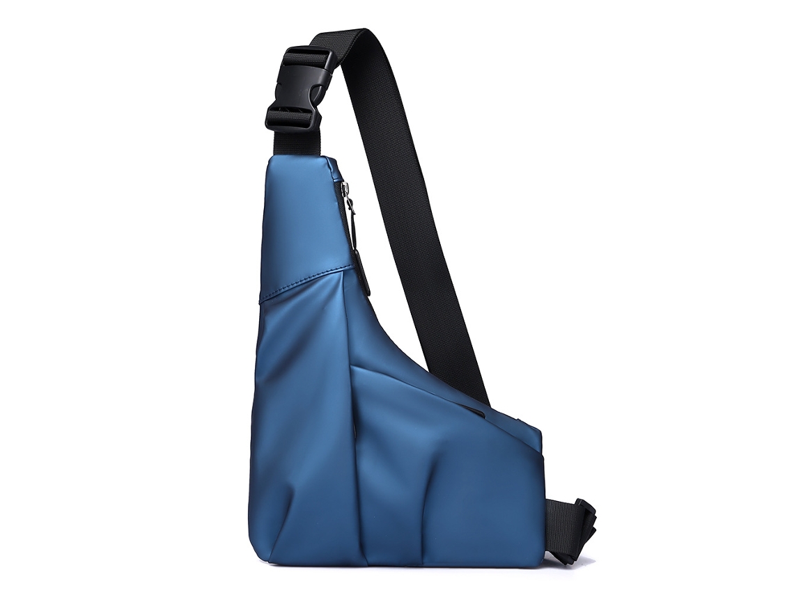 Bolso bandolera informal para hombre (azul), gran capacidad.