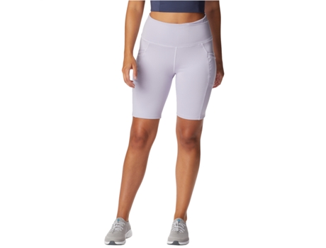 Pantalones Cortos Mujer COLUMBIA (M - Poliéster - Morado)