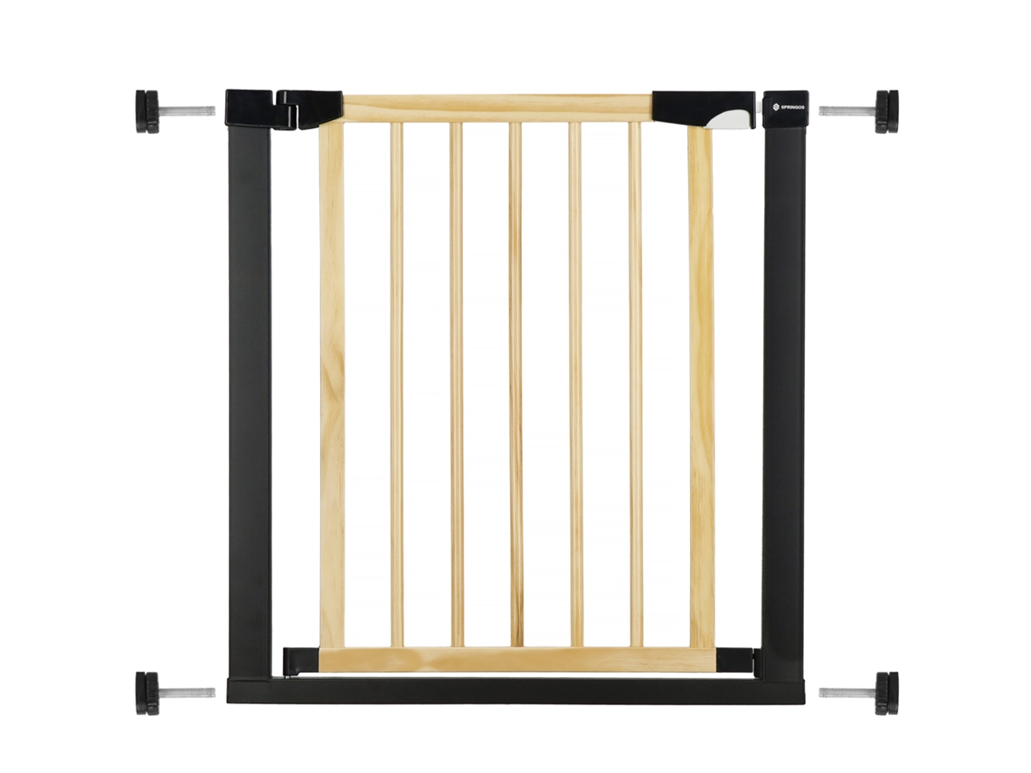 SPRINGOS® Barrera de seguridad para bebés de 75-82 cm