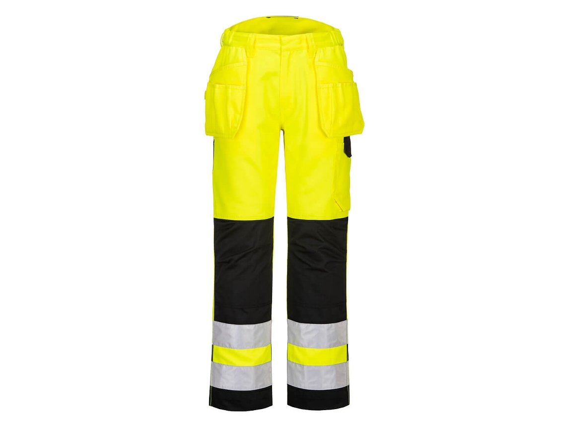 Pantalones De Alta Visibilidad Holster Pw2 - Seguridad Y Comodidad Amarillo Negro / 33