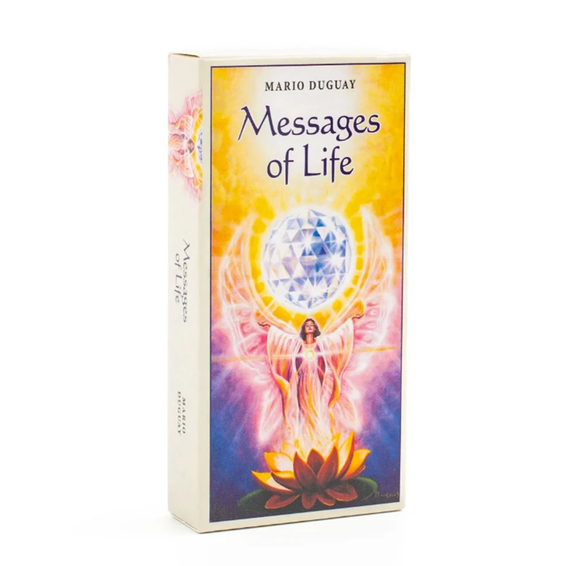 Cartas Oráculo Del Tarot Mensaje De Vida De 54 Cartas (versión En Inglés)