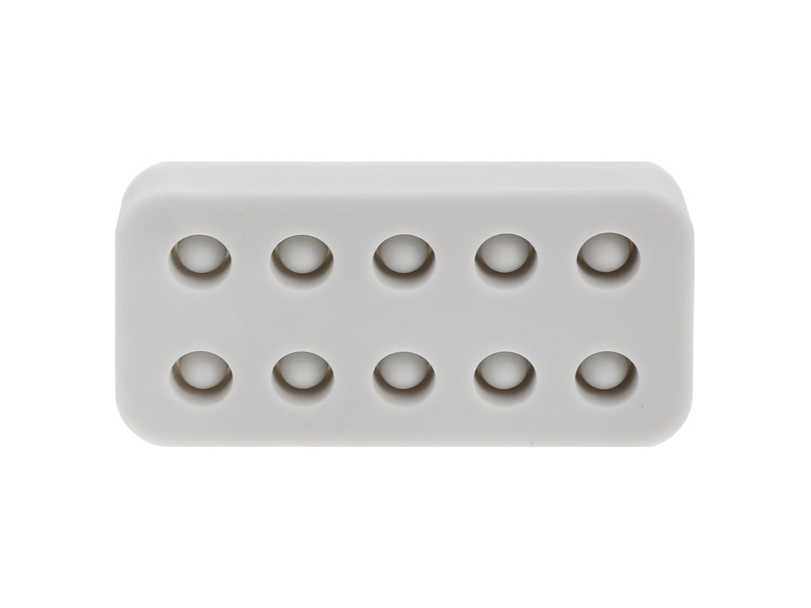 Molde De Silicona Reutilizable Para Cera De Abeja, Color Beige.