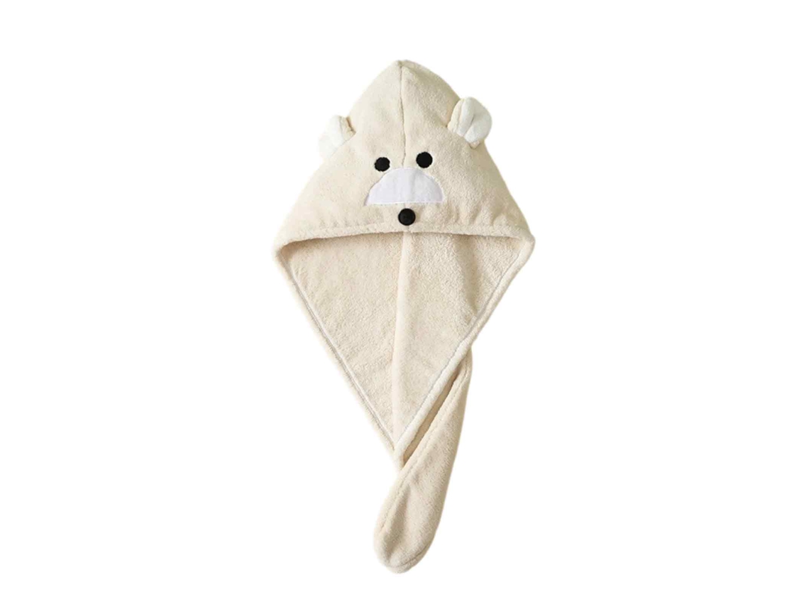 Gorro De Secado Adulto Con Estampado De Oso