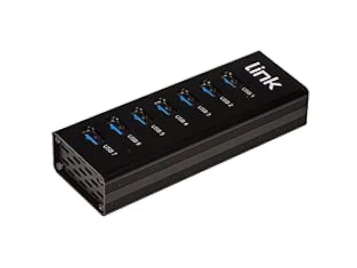 LKHub37 Hub 7 Puertos USB 3.0 LINK Fuente de Alimentación