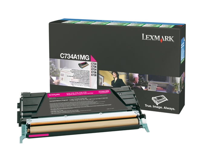 Tóner LEXMARK C734A1MG Magenta