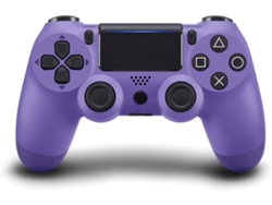 Mando inalámbrico Powerlead para PS4, giroscopio de 6 ejes y doble vibración violeta