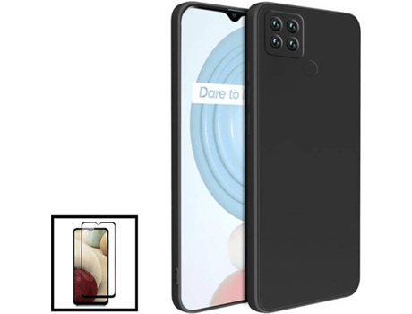 Kit Carcasa + Protector de Pantalla Realme C25Y PHONECARE Silicona Liquida