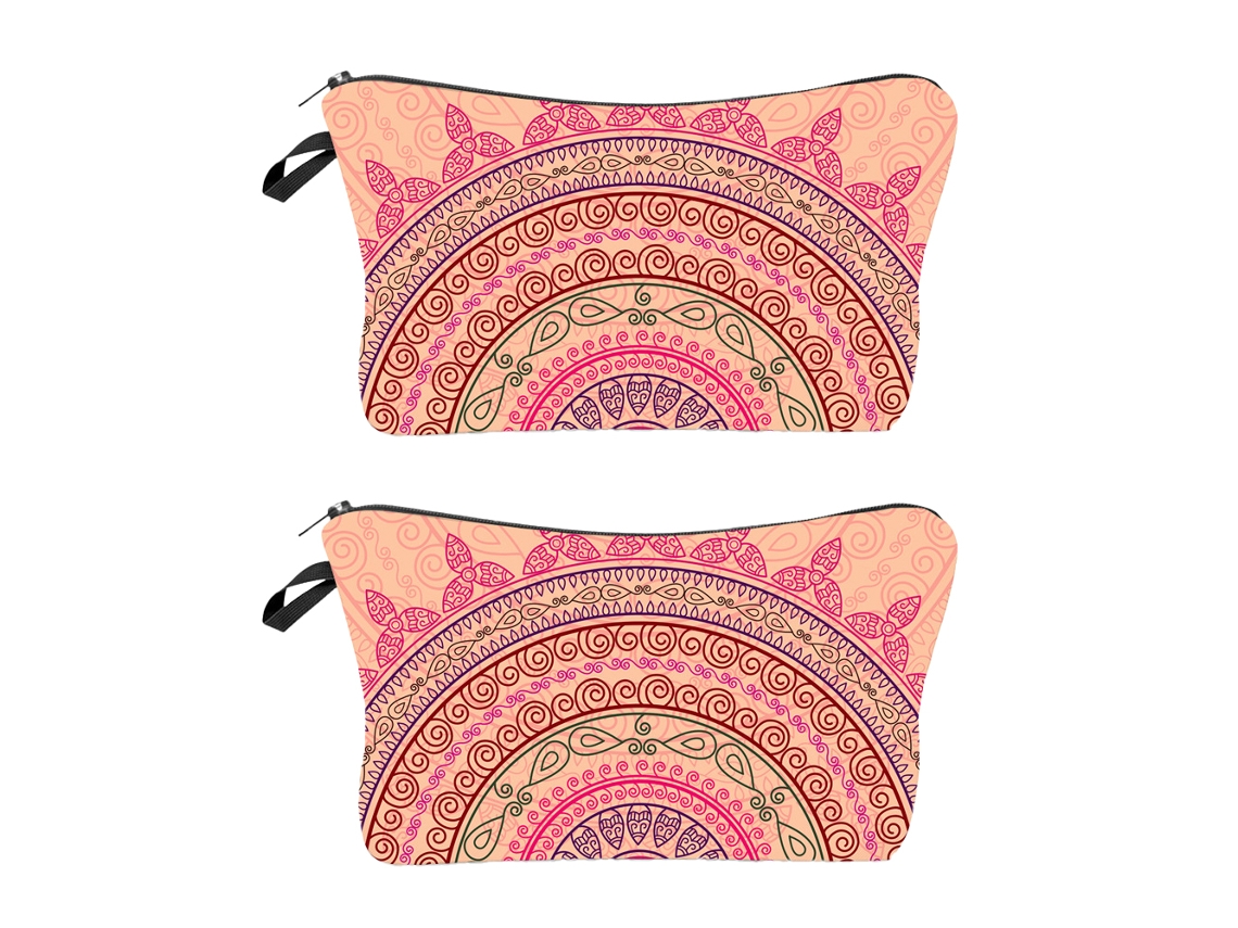El bolso cosmético del viaje de las mujeres, elegante con los modelos y la cremallera KOFIHETY
