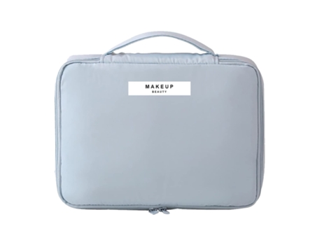 Bolsa De Cosméticos, Bolsa De Almacenamiento De Cosméticos De Gran Capacidad De Viaje Portátil, Azul ZMDECQNA