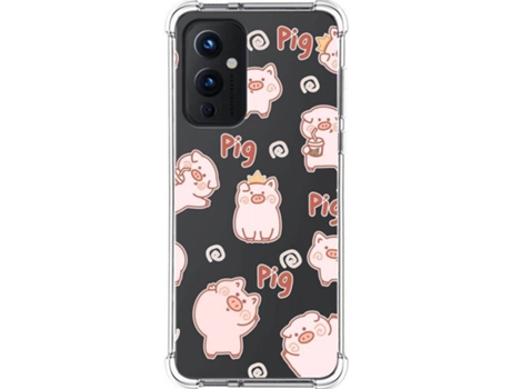 Carcasa OnePlus 9 5G TUMUNDOSMARTPHONE Cerdos Multicolor