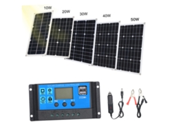 Rebe-controlador De Carga Solar Pwm Inteligente 40a 12v/24v Con Regulador Y Usb 5v 2.5a