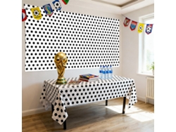 Mantel Hexagonal Con Temática De La Copa Mundial De La Fifa 2026: Decoración Para Fiestas Y Aficionados, 274 X 137 Cm.