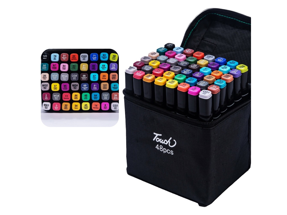Juego De Rotuladores (48 Colores) Cuich