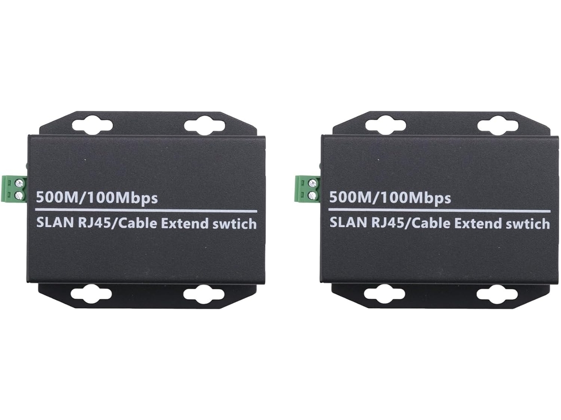 Kit De Extensión Ethernet Ip De 2 Piezas, Extensión De Red Coaxial Hd