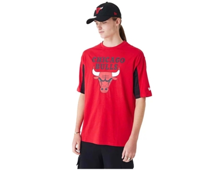 Camiseta de Hombre NEW ERA Corta Nba Mesh Rojo (L)