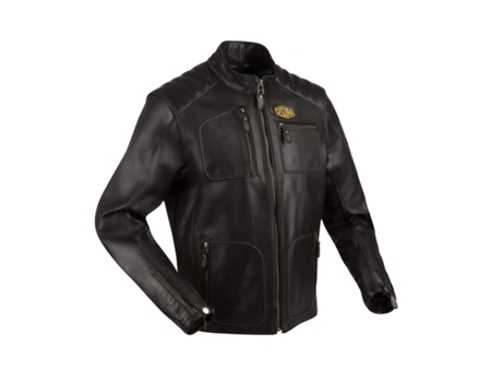 Chaqueta de Hombre para Motociclismo SEGURA Cuero Lewis Piel Marrón (S)