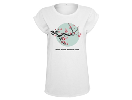 Camiseta para Mujer MISTER TEE (M - Algodón - Blanco)