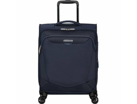 Maleta de Cabina AMERICAN TOURISTER SummerRide Spinner (Azul - 100 % poliéster - 55 x 40 x 23 cm)