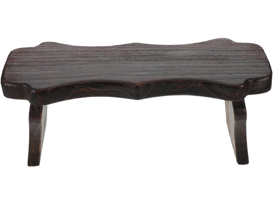 Taburete De Madera Maciza De Estilo Japonés, Soporte Para Plantas Para Sala De Estar, Cocina, Pasillo.