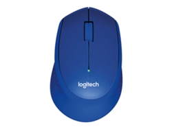 Ratón LOGITECH M330 (Inalámbrico - Azul)