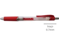 Esferografica Gel 0.7mm Retractil Vermelha 1 Uni AC1369-03Venda Multiplos: 12 unid.