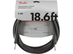 Cable para Instrumentos FENDER Professional Series Jack/Jack Black (5,5 m)