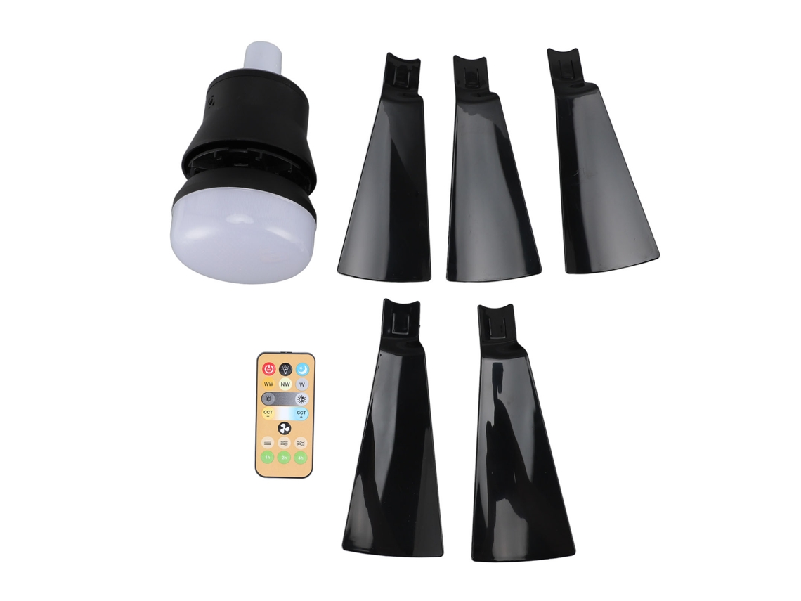 2026-ventilador De Techo Con Luz 3000k-6500k Brillo Ajustable 3 Velocidades 3 Temporizadores Socket E26