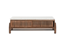 Mesa de centro de terrazo de acacia, 127x67x47cm ALEXANDRA HOUSE LIVING