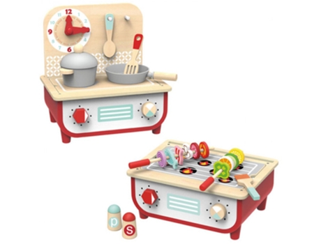 Cocina de Juguete TOOKY TOY Barbacoa de Madera (Edad Mínima Recomendada: 36 meses)