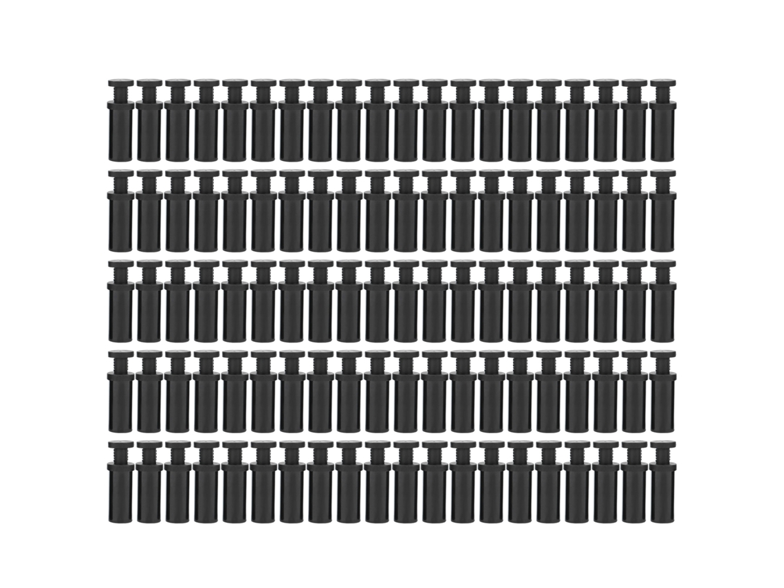 100 Piezas Tapa De Bloqueo Neumático Para Tubo Accesorio Industrial Dpp12