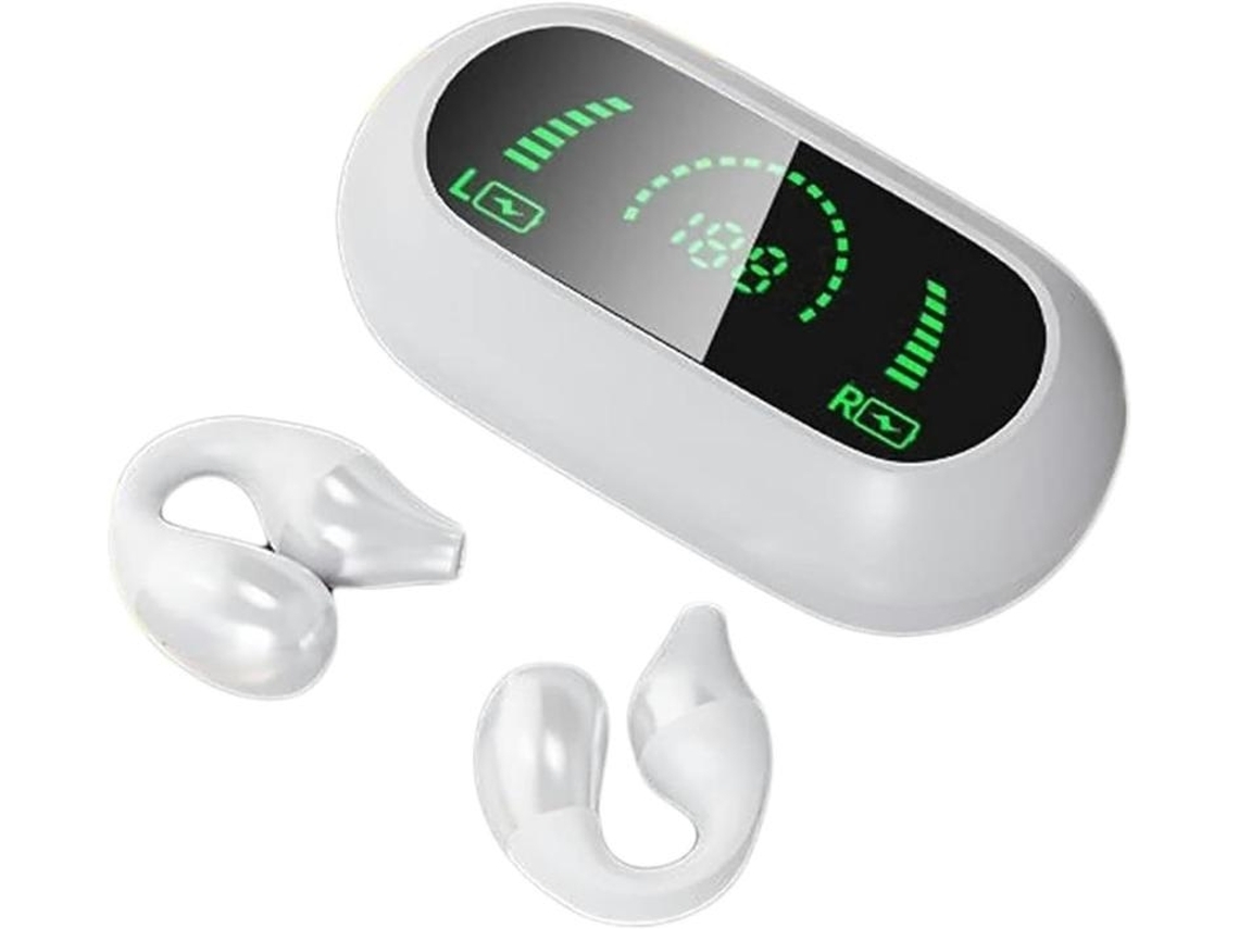 Auriculares inalámbricos Tws conducción de aire deportes juegos música Clip de oreja abierta Bluetooth Cancelación de ruido Auriculares YEMAESRE