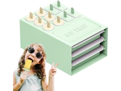 Bandeja de silicona reutilizable para cubitos de hielo, fácil de desmoldar, ideal para cócteles y bebidas. Cubitos de hielo Gokoco