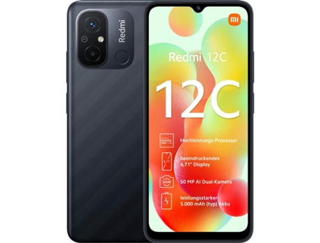 Smartphone XIAOMI Redmi 12c (6,71'' - 4 GB - 128 GB - Grafito)