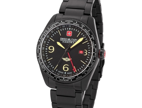 Reloj para Hombre Negro Acero Inoxidable Smwgh2100930 SWISS MILITARY HANOWA